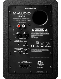 M-AUDIO BX4 COPPIA STUDIO MONITOR AMPLIFICATI 4,5" 120W Miglior 2