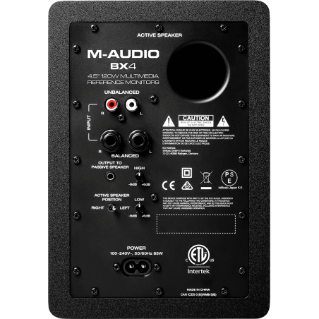 M-AUDIO BX4 COPPIA STUDIO MONITOR AMPLIFICATI 4,5" 120W Miglior
