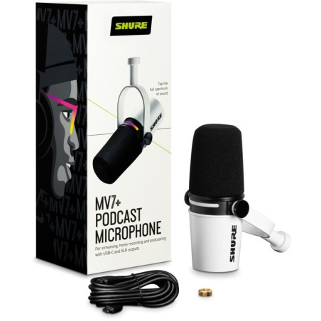 SHURE MV7+ WHITE Miglior Prezzo