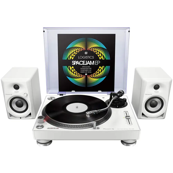 PIONEER DJ PLX-500 W WHITE + DM-40D WHITE Miglior Prezzo