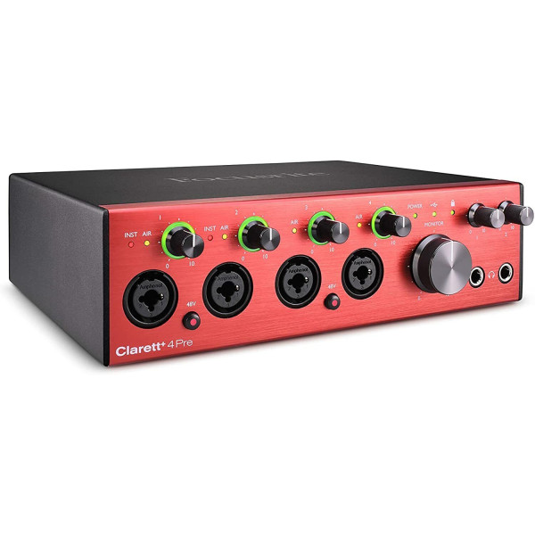 FOCUSRITE CLARETT+ plus 4 PRE Miglior Prezzo