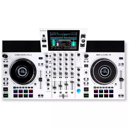 DENON DJ SC LIVE 4 WHITE + DECKSAVER Miglior Prezzo