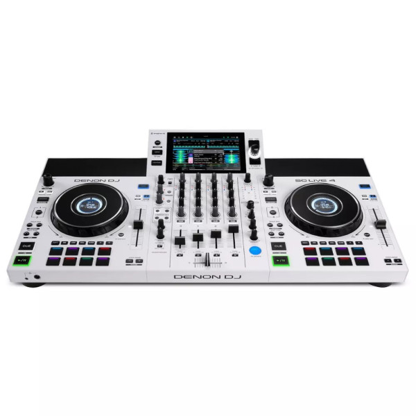 DENON DJ SC LIVE 4 WHITE + DECKSAVER Miglior Prezzo