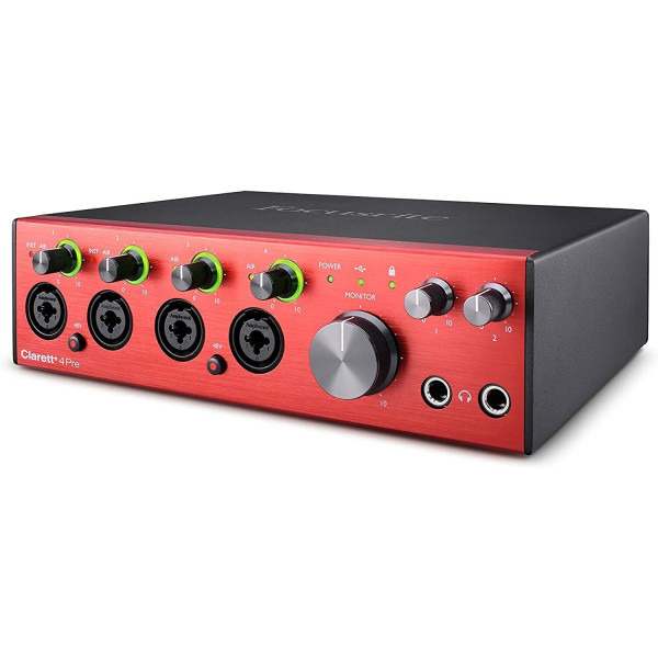 FOCUSRITE CLARETT+ plus 4 PRE Miglior Prezzo