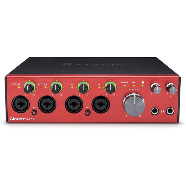 FOCUSRITE CLARETT+ plus 4 PRE Miglior Prezzo