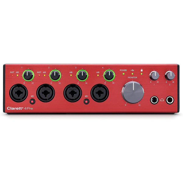 FOCUSRITE CLARETT+ plus 4 PRE Miglior Prezzo