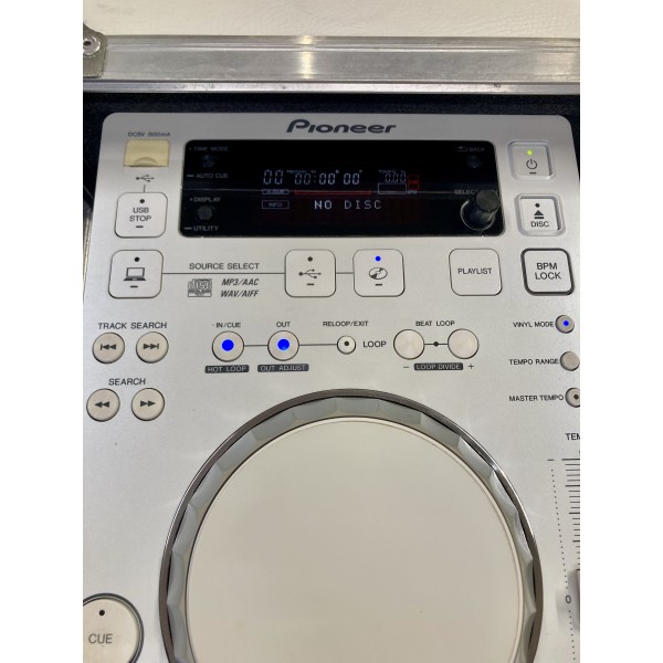 PIONEER DJ CDJ-350 + DJM-350 + PRO-350FLT WHITE BUNDLE (Usato)