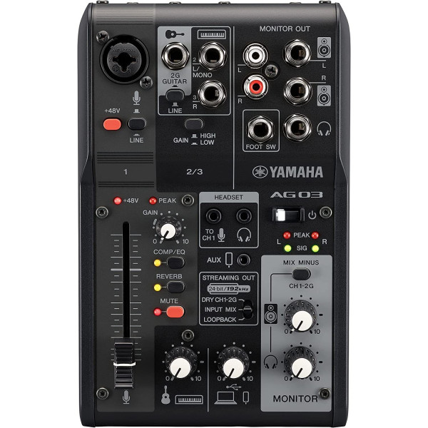 YAMAHA AG03 MKII Black Miglior Prezzo