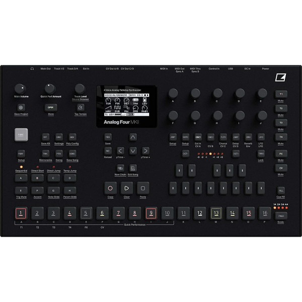 ELEKTRON ANALOG FOUR MK II BLACK Miglior Prezzo