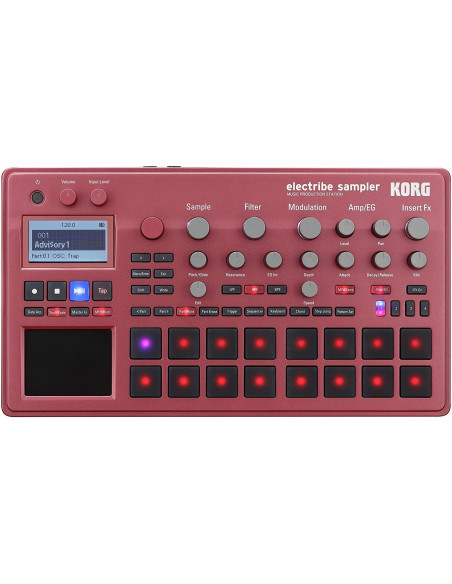 KORG ELECTRIBE 2 SAMPLER RED Miglior Prezzo