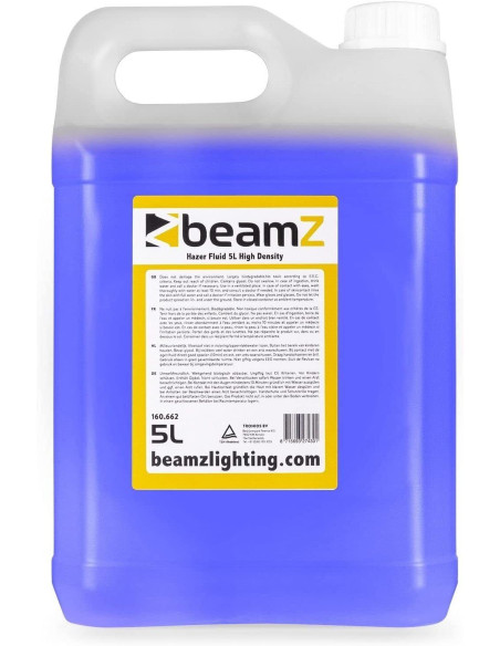 Beamz 160.662 FHF5H Liquido Alta Densità per macchine nebbia e