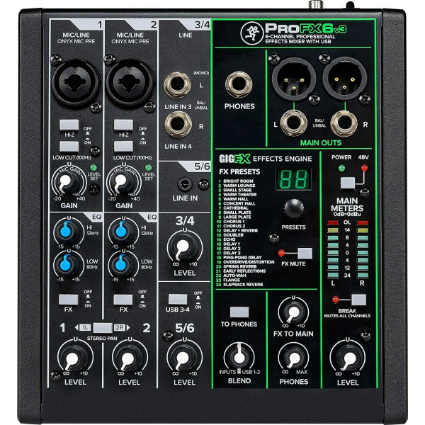 MACKIE PROFX6V3 Miglior Prezzo
