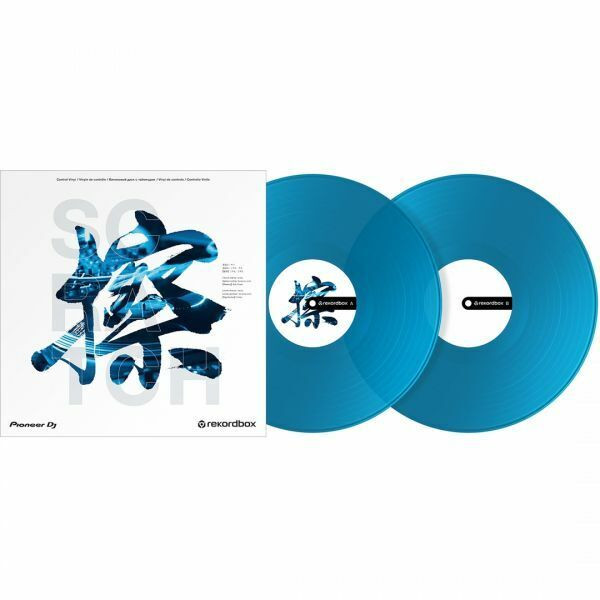 PIONEER DJ REKORDBOX RB-VD2CB Control Vinyl (coppia) - Blue