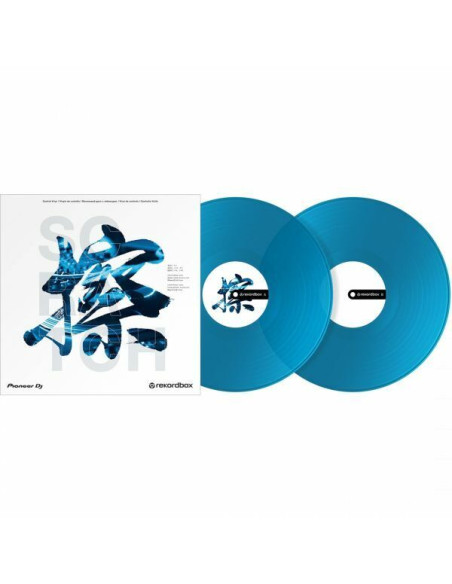 PIONEER DJ REKORDBOX RB-VD2CB Control Vinyl (coppia) - Blue