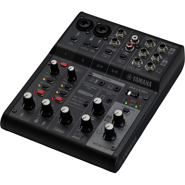 YAMAHA AG06 MKII Black Miglior Prezzo