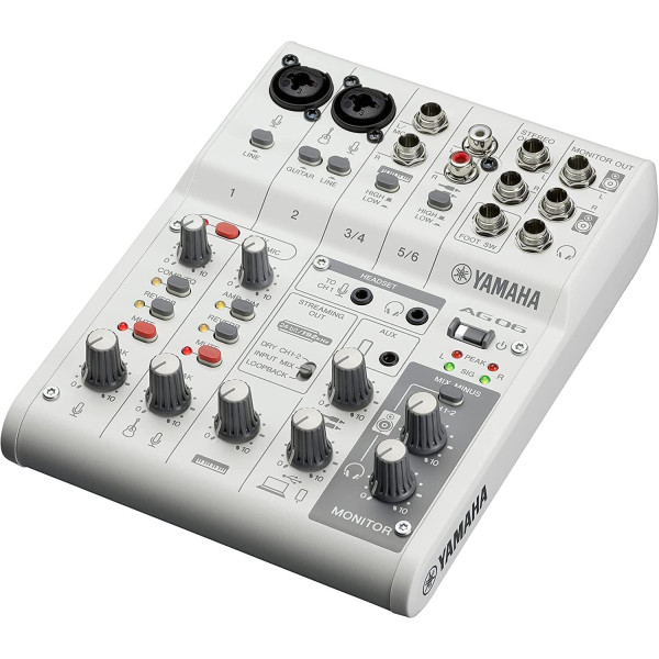 YAMAHA AG06 MKII White Miglior Prezzo