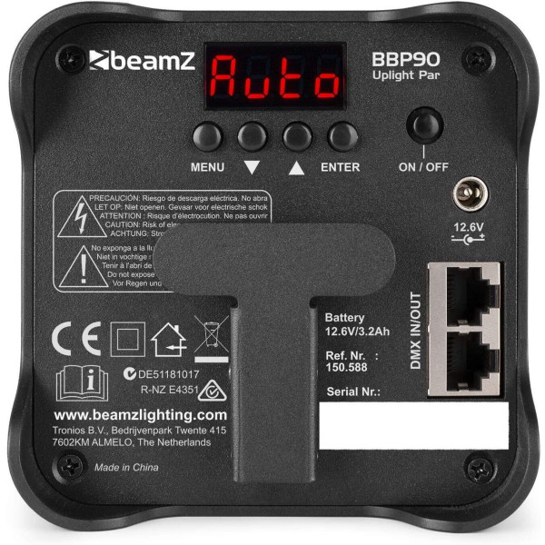 BeamZ BBP90 + UV IRC DMX Miglior Prezzo