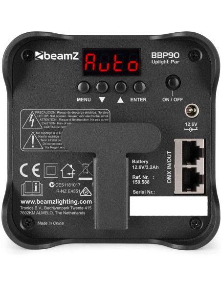 BeamZ BBP90 + UV IRC DMX Miglior Prezzo