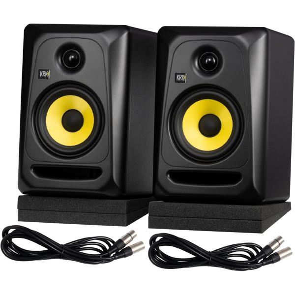 KRK CLASSIC 5 G3 (Coppia) + Cavi XLR + Pad Isolanti Miglior