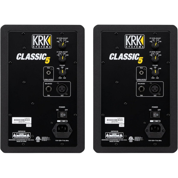 KRK CLASSIC 5 G3 (Coppia) + Cavi XLR + Pad Isolanti Miglior