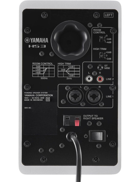YAMAHA HS3 WHITE (COPPIA) Miglior Prezzo