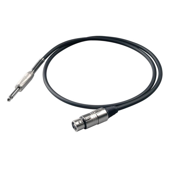 Proel BULK200LU3 Cavo Jack 6.3 - XLR Femmina 3 MT Miglior Prezzo